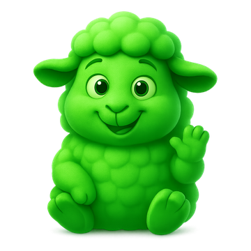 Thème mouton vert